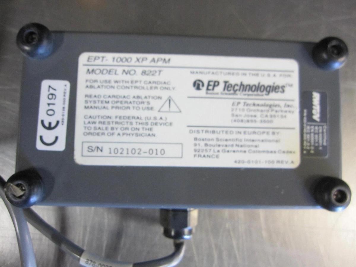 Used EP Technologies EPT-1000 XP APM Cardiac Ablation System Model: 822T