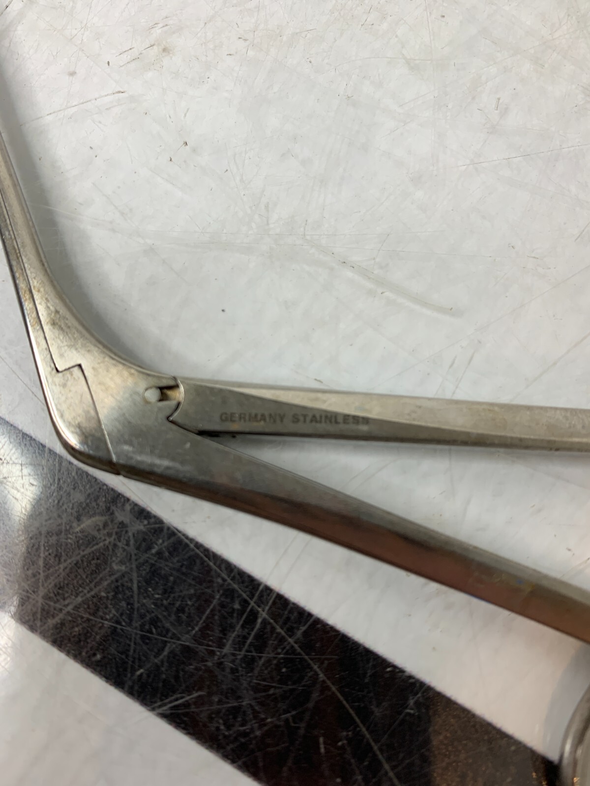 Used Pilling 50-5102 Jackson Laryngeal 6mm Cup Forceps Straight