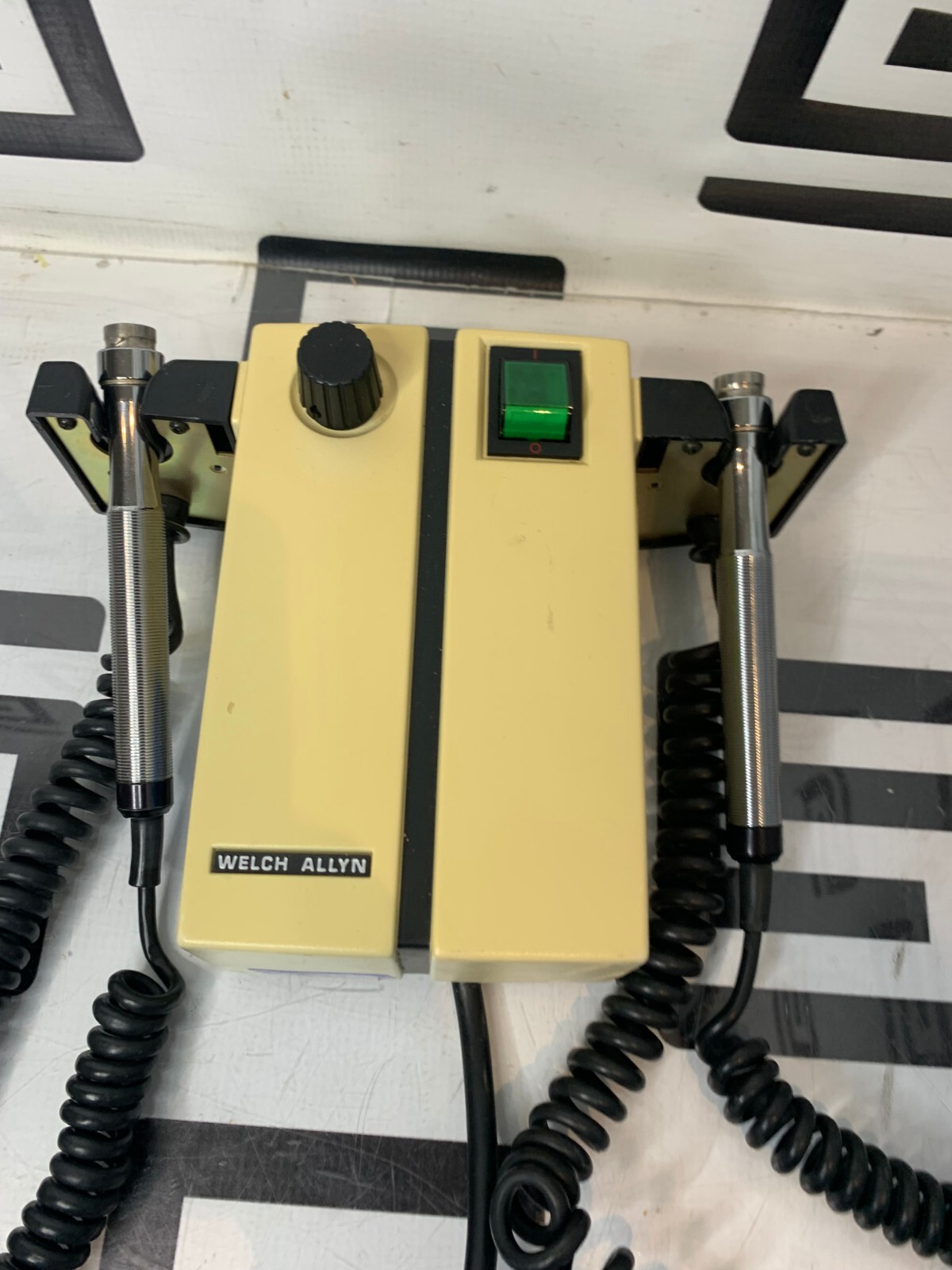 Used Welch Allyn 74710 Series Transformer Otoscope Ophthalmoscope Left Side Only Work