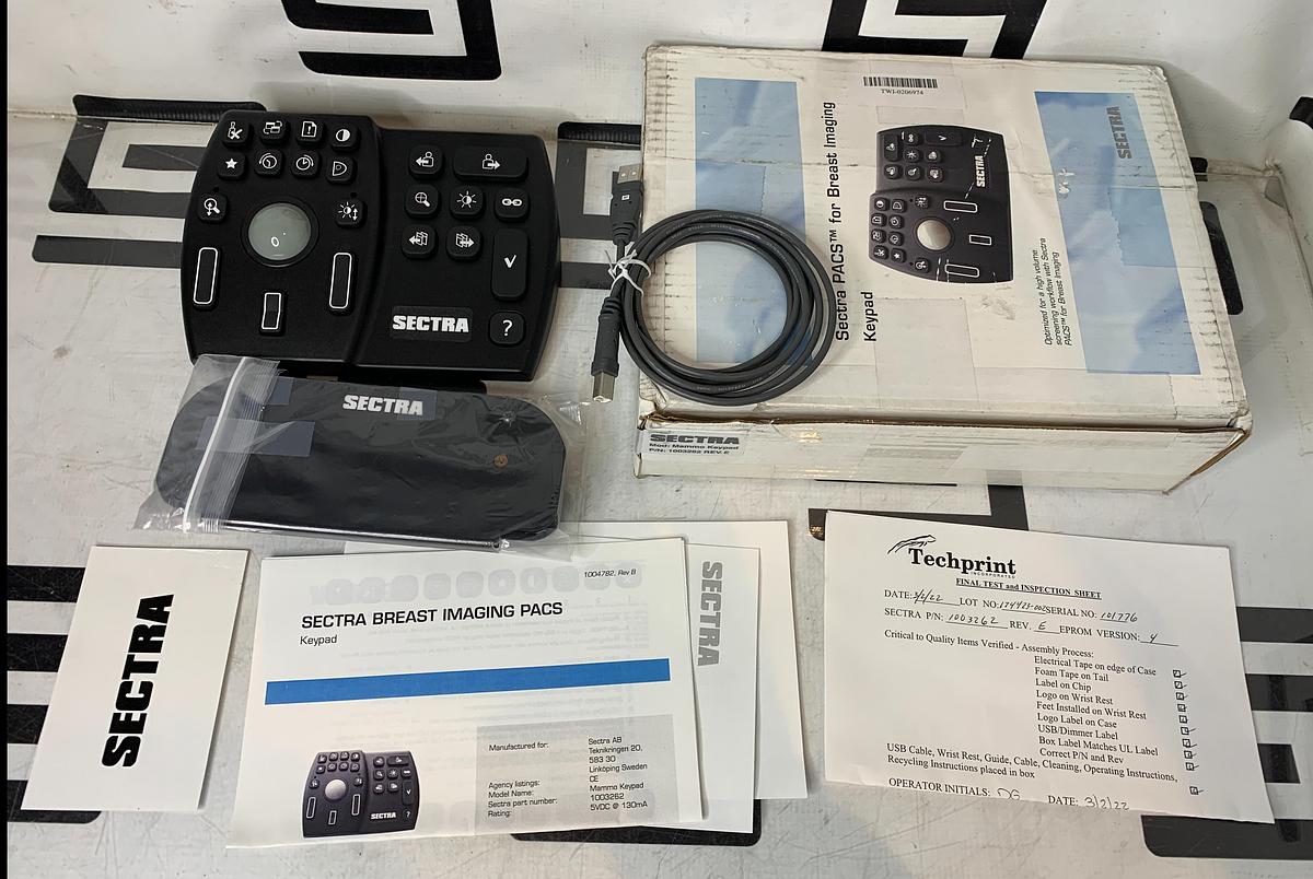 Used Philips Sectra Medical PACS Mammo Keypad Controller 1003262