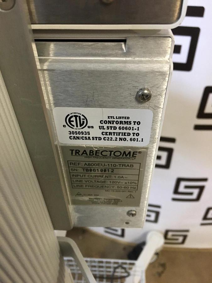 Used Neomedix Trabectome High Frequency Generator LP & I/A Console 550014 & 550047-01