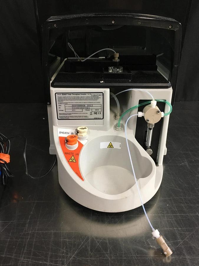 Used BD High Throughput Sampler Cytometer Cat No.33865907 with Power Supply