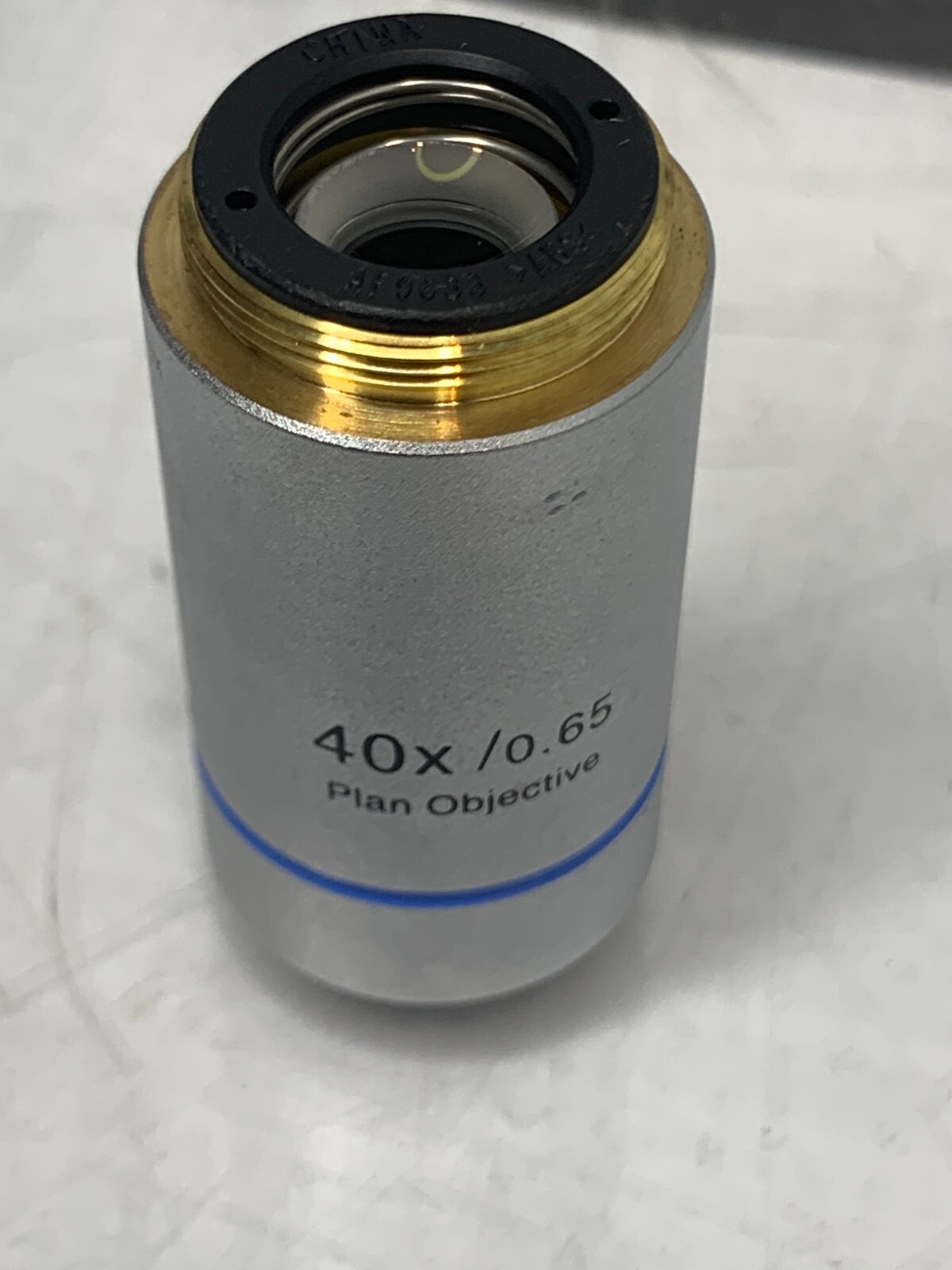 Used Olympus CX22 Plan Objective 40x/0.65 oil FN20 Infinity / 0.17 CX23 Microscope