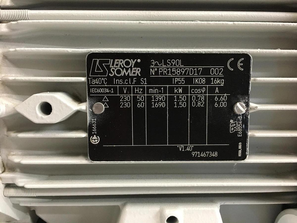 Used Leybold Sogevac SV40BI Rotary Vane Vacuum Pump SV 40/65 BIFC