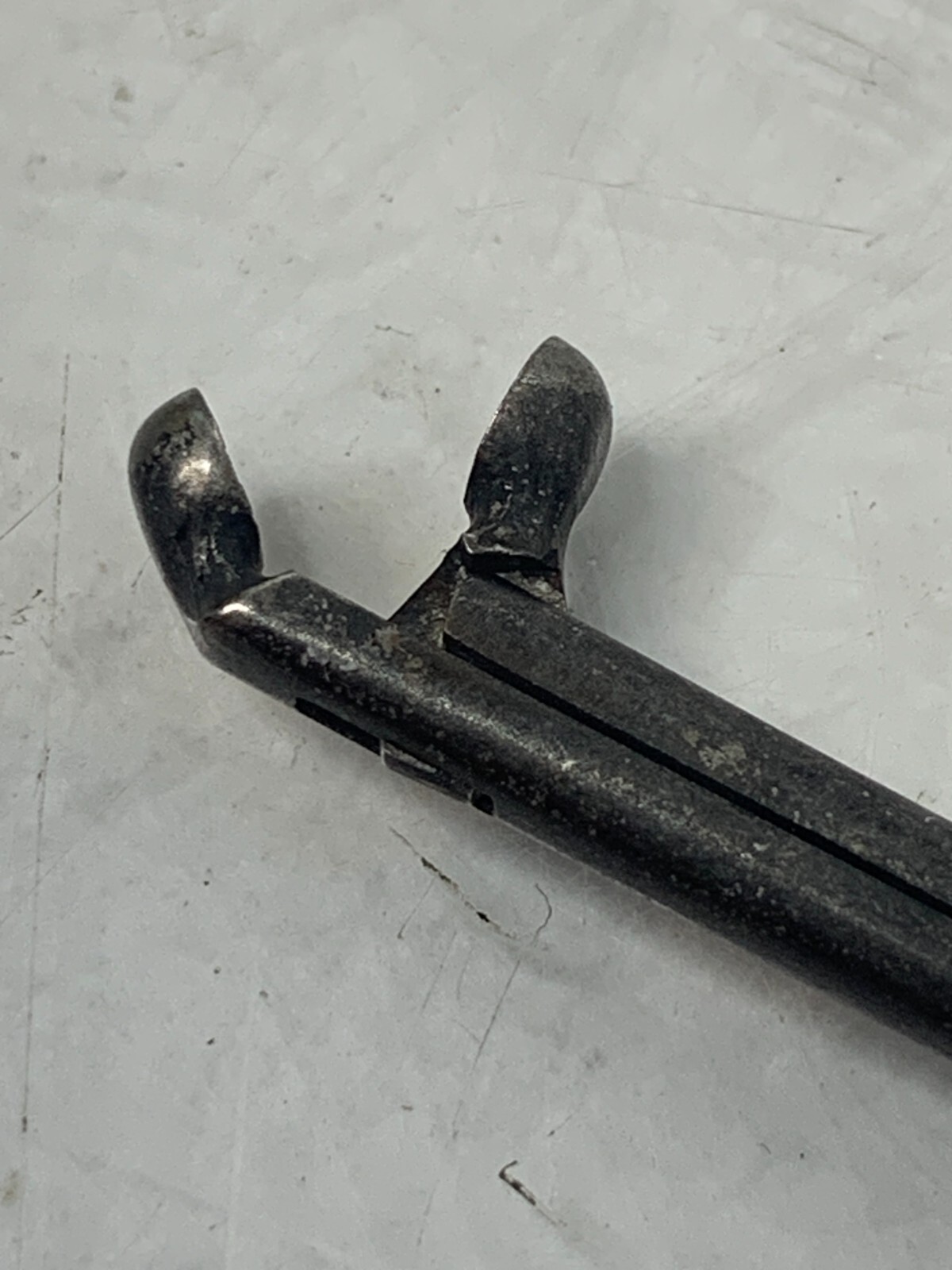 Used Pilling Forceps 50-5104 Jackson Cup Up-Bite  4mm Bronchial Surgical (B)