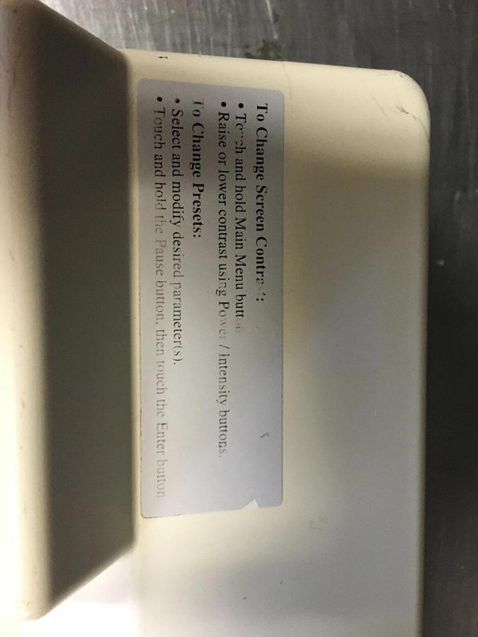 Used Chattanooga FORTE 400 Combo Therapy System. No Leads or Power Supply.