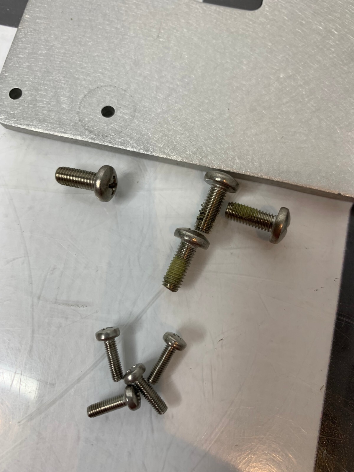 Used SonoSite Printer Bracket Plate Mount & Hardware for iLOOK Ultrasound P03149-03