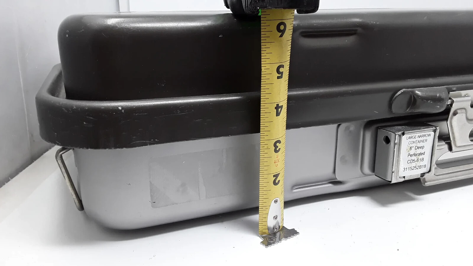 Used V. Mueller CD5-61B Genesis Large Endo Container 28X11 X 6" Deep Perforated Case