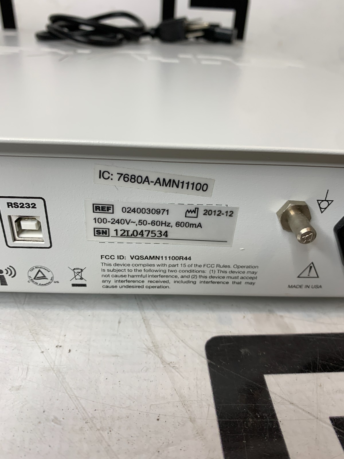 Used STRYKER 240-031-010 SYNK WIRELESS TRANSMITTER NO BLUE TOKEN KEY 240-030-974