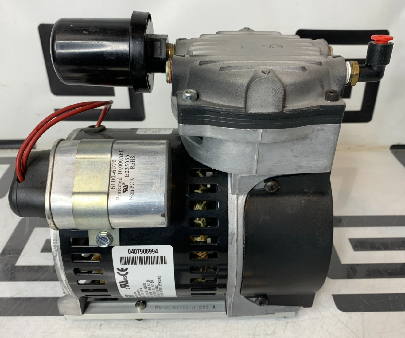 Used GAST 74R130-P101D-H203X Vacuum Piston Pump FASCO 185B1 7185-0229 1/4HP 100PSIG