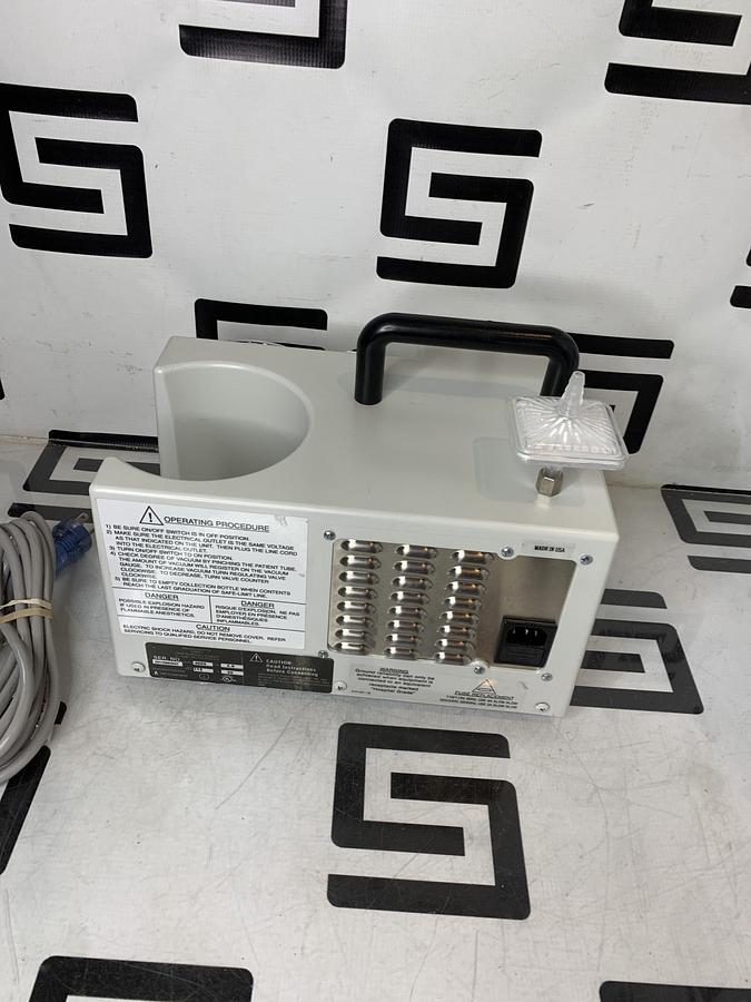 Used Gomco 4005 Pump Vacuum Allied Healthcare Portable Model Suction Unit CANISTER