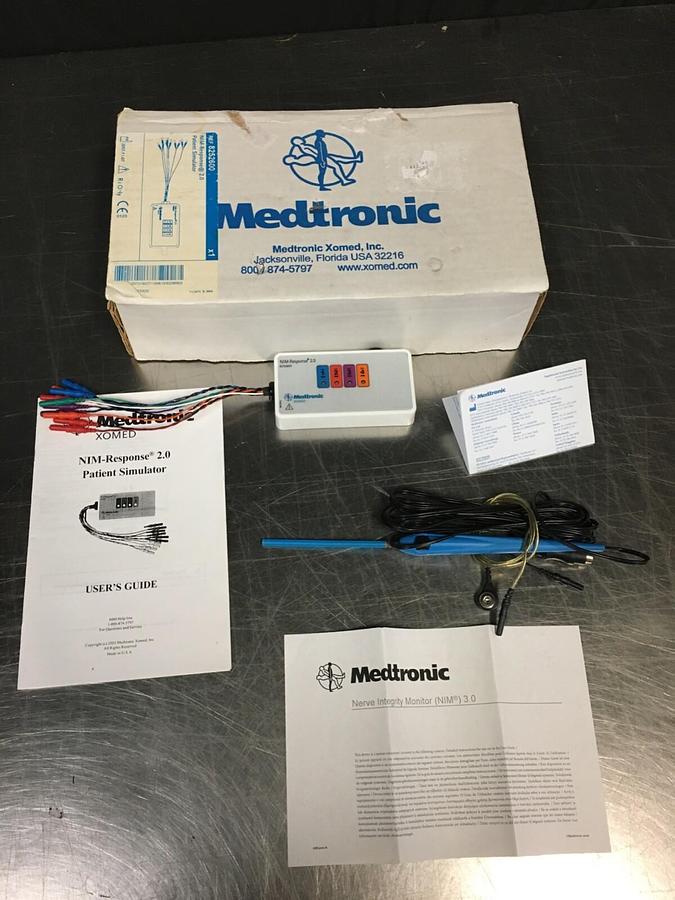 Used Medtronic XOMED Patient Simulator 8252600 Box NIM Response 2.0