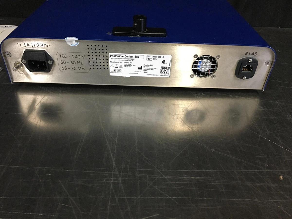 Used Invuity Photonvue PVUE-CCB-1.0 Control Box and PVUE-COH-1.0 Optical Head w/key