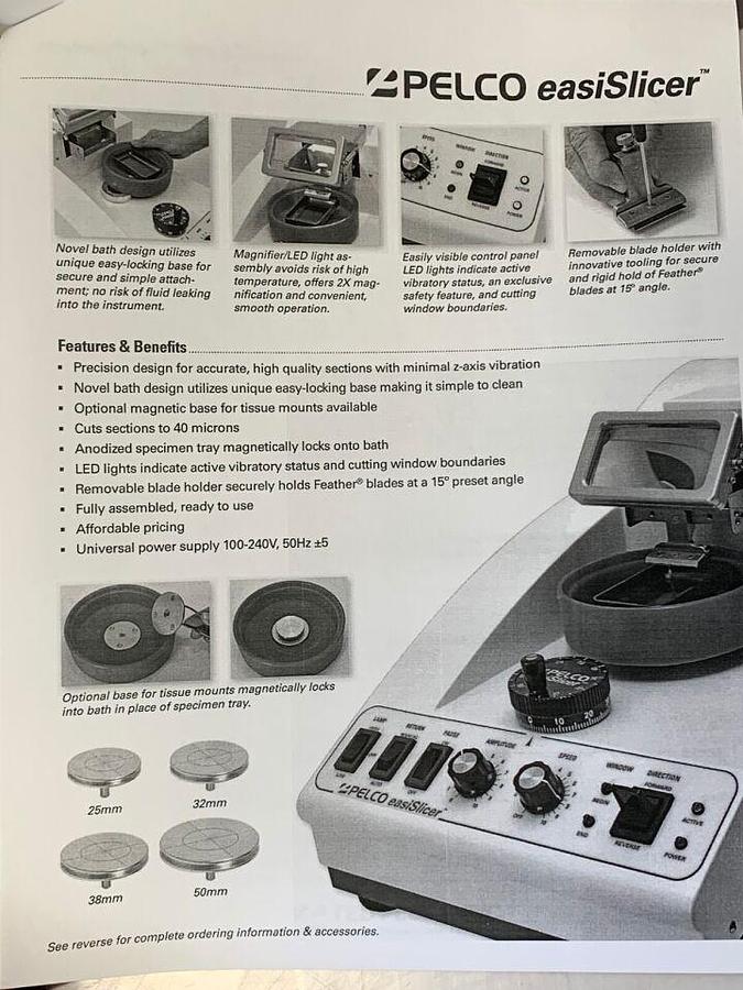 Used PELCO VIBRATOME Vibratome Series 3000 Pelco 100
