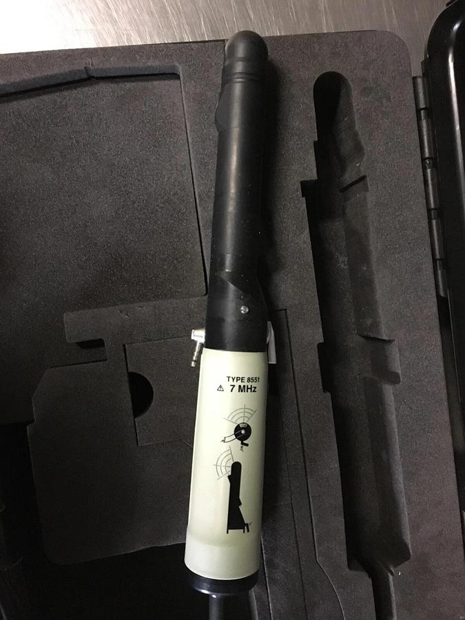 Used Bruel & Kjaer  B-K Type 8551 Medical 7 MHz Endocavity Transducer With Case