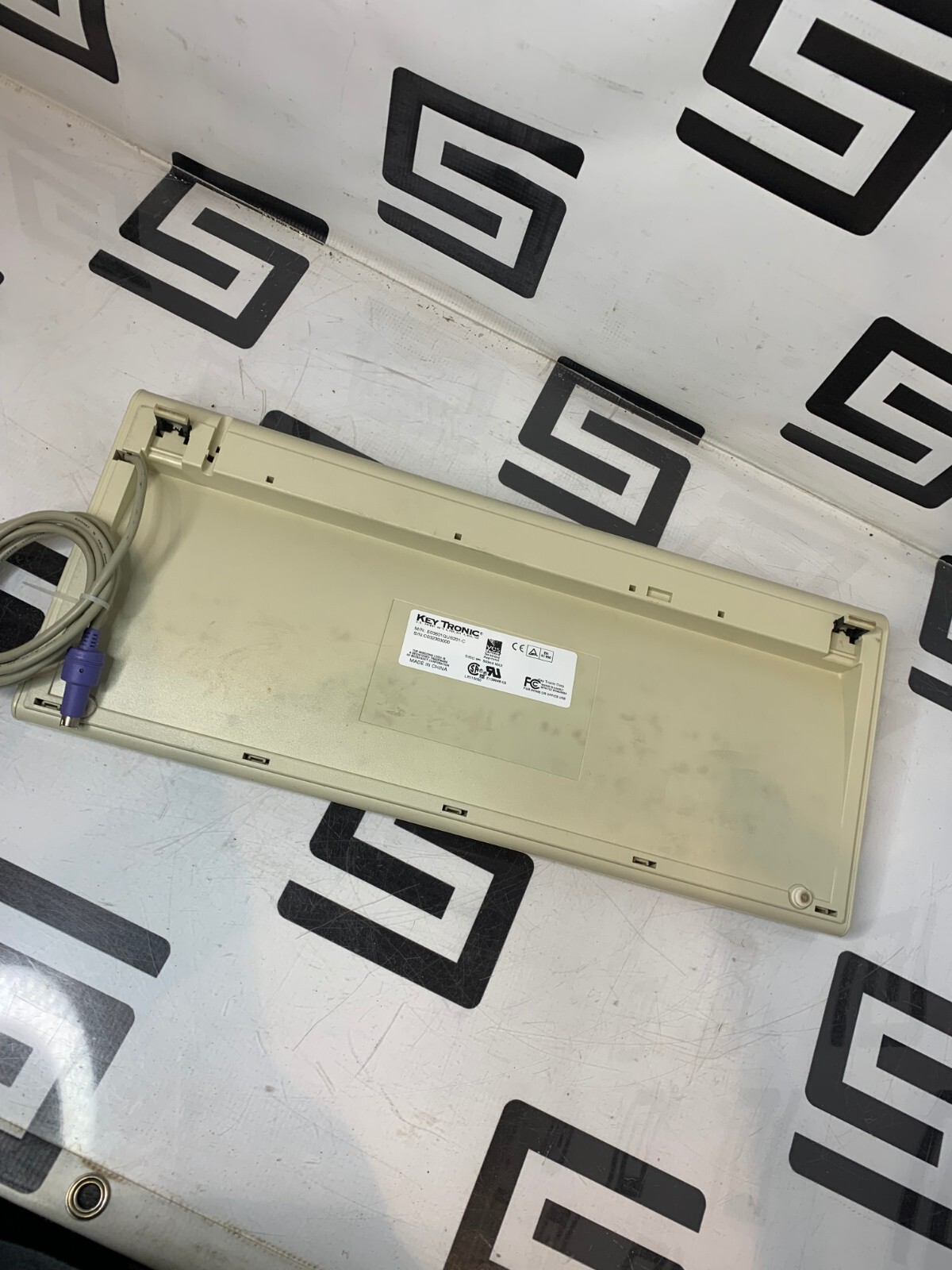 Used KEY TRONIC QUINTON E03601QUS201-C Q STRESS KEYBOARD FOR TM55 WIRED WARRANTY