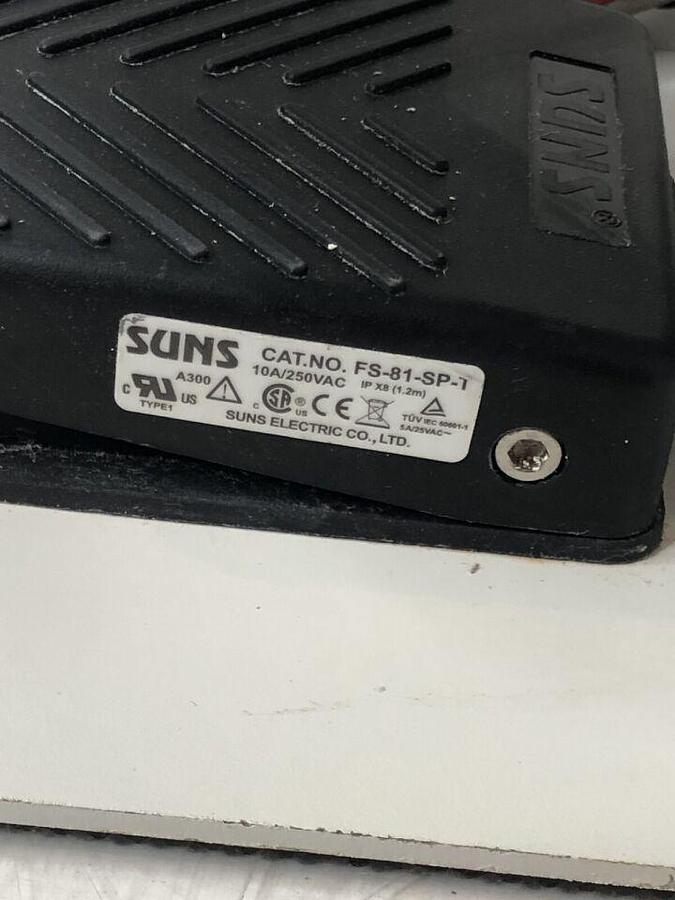 Used Acupulse Foot Switch Footswitch Pedal SA-10060100 Rev B SUNS