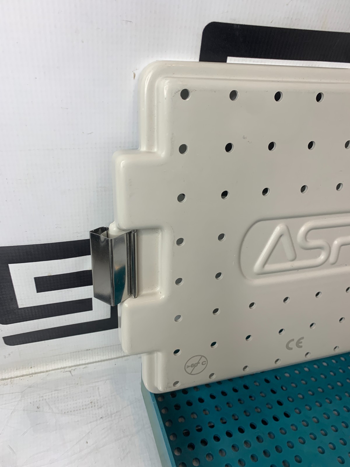 Used ASP  Sterilization Instrument Lid & Tray Container Case 10 x 10 x 2" WARRANTY