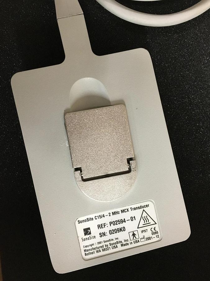 Used Sonosite Ultrasound Transducer Probe C15-4-2 MHz Curved Array Warranty