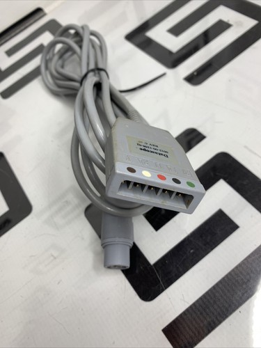 Used OEM Datascope 0012-00-1255-01 REV C ECG EKG Trunk 5 Lead Cable