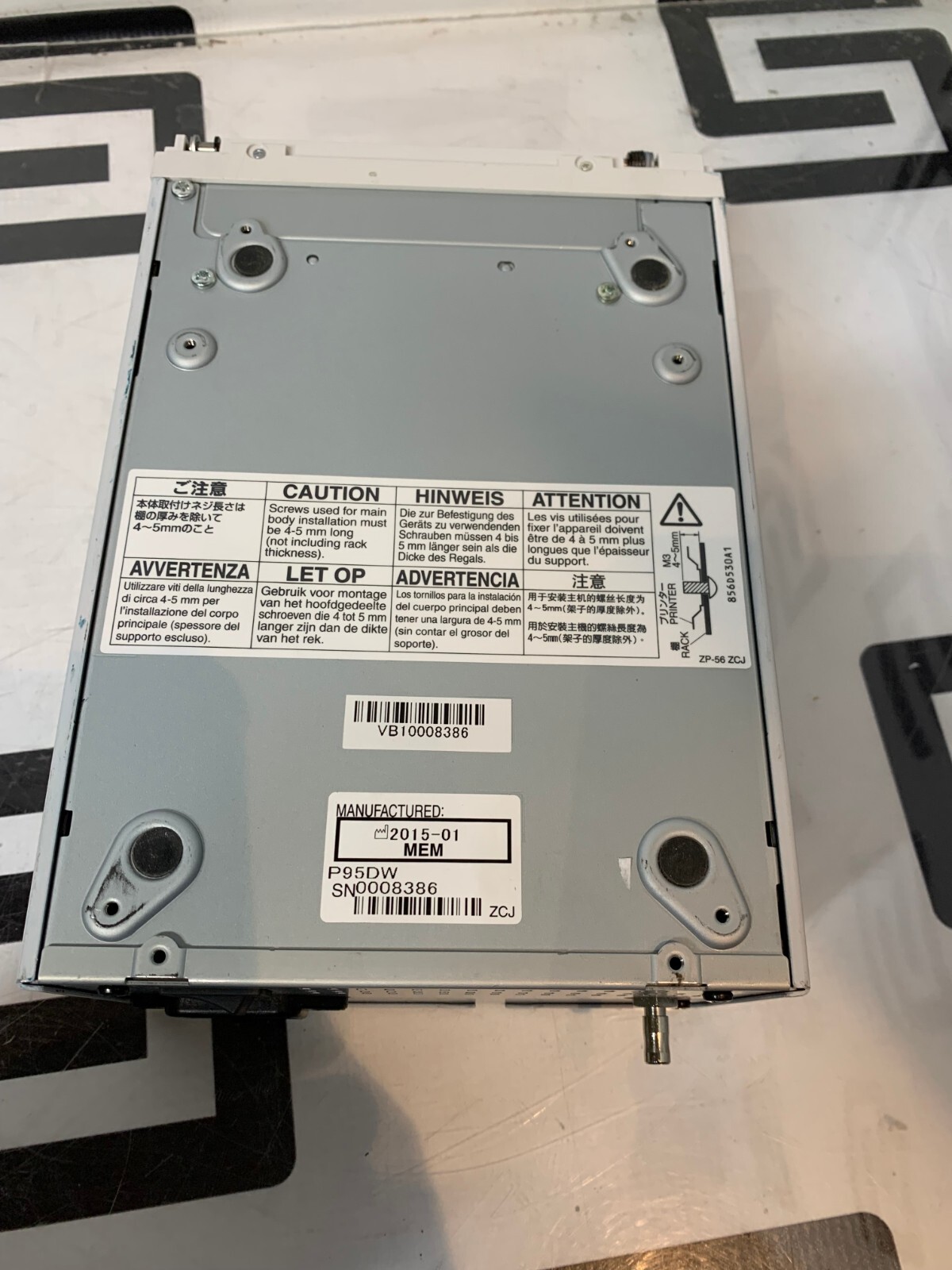 Used Mitsubishi P93W Digital Thermal Printer P93 Video Copy Processor Monochrome B&W