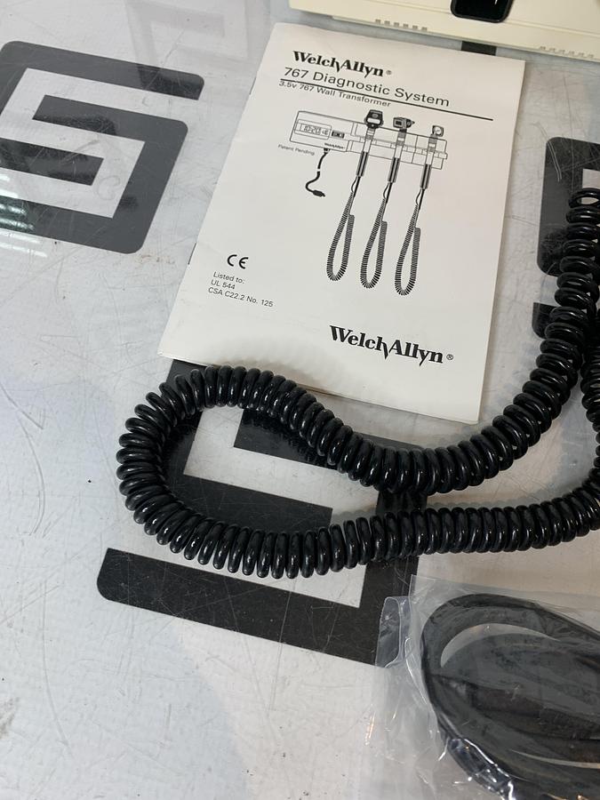 Used Welch Allyn 767 Series Transformer Otoscope Ophthalmoscope TESTED WARRANTY