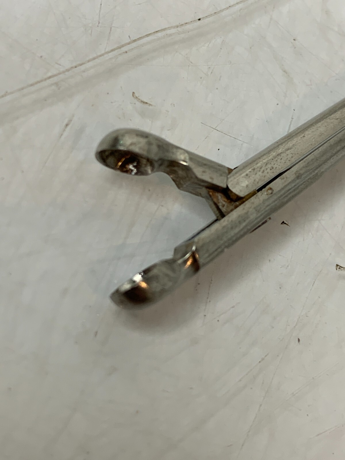 Used Pilling 50-5102 Jackson Laryngeal 6mm Cup Forceps Straight