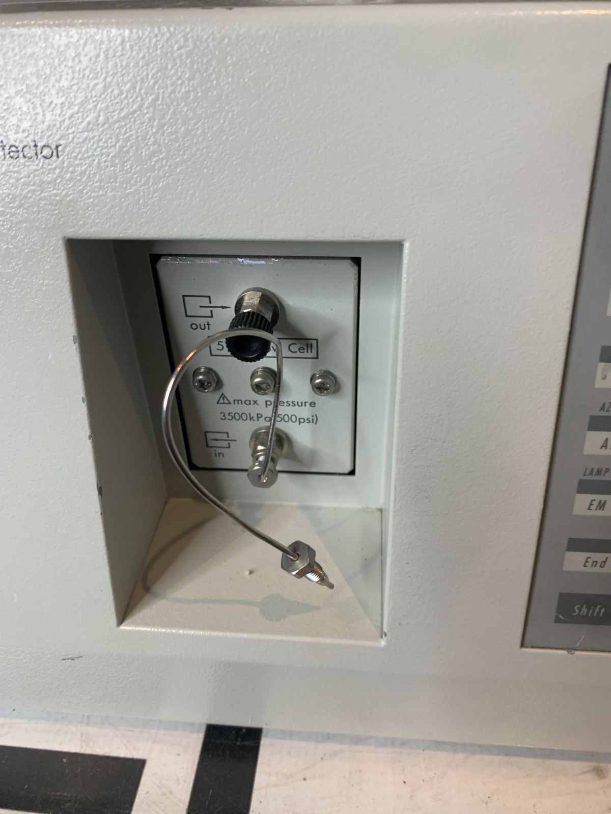 Used Waters 474 Scanning Fluorescence Lab Detector HPLC Chromatography 1.9 Lamp Hours