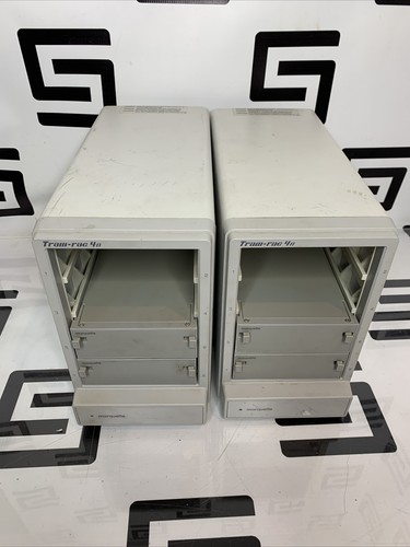 Used 2 Marquette Tram-Rac 4A Board Housing Units with Blank Units Tram Rac Tramrac