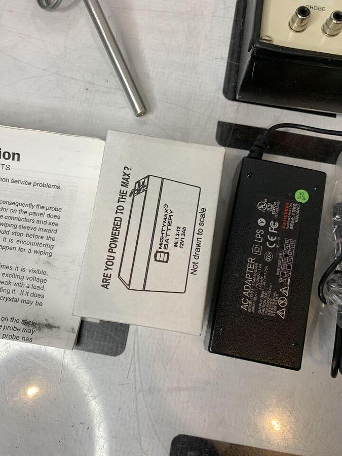 Used PARKS 811-B Doppler Flow Detector Model Probe Ultrasonic 811B NEW BATTERY Fetal Doppler