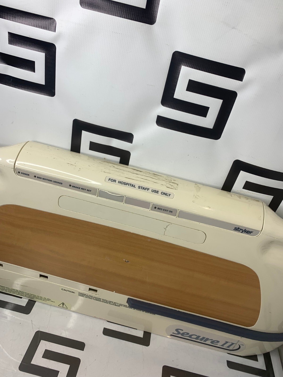 Used Stryker 3002 Secure II Hospital MED SURG BED FOOTBOARD SCALE CONTROLLER ASSEMBLY