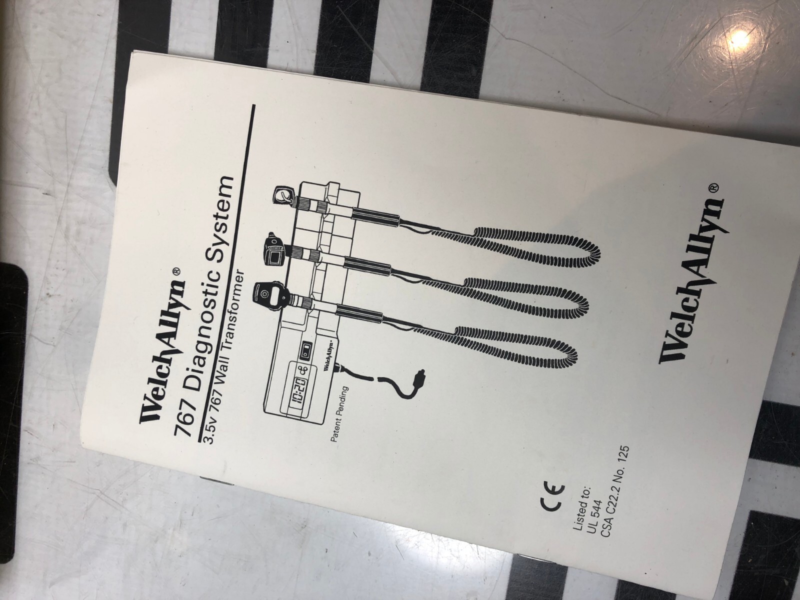 Used Welch Allyn 767 Series Transformer Otoscope Ophthalmoscope w/ Clock GUARANTEED