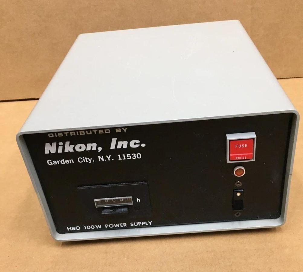 Used NIKON 78591 HBO 100W POWER SUPPLY MODEL MICROSCOPE LAMP POWER SUPPLY