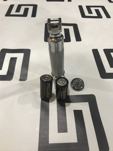 Used Mercury Rusch Stainless Stain Fiber Optic Laryngoscope