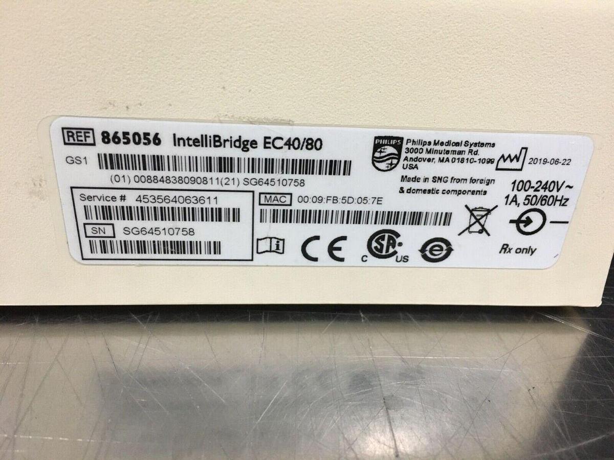 Used PHILIPS 865056 IntelliBridge EC40/80
