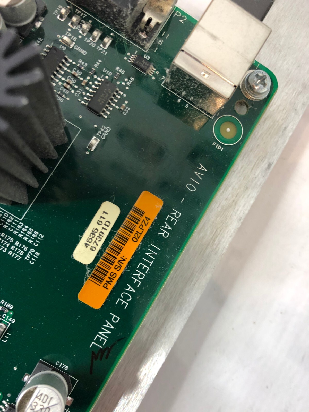 Used Philips 453561167391D iU22 ULTRASOUND AVIO REAR INTERFACE PANEL Board WARRANTY