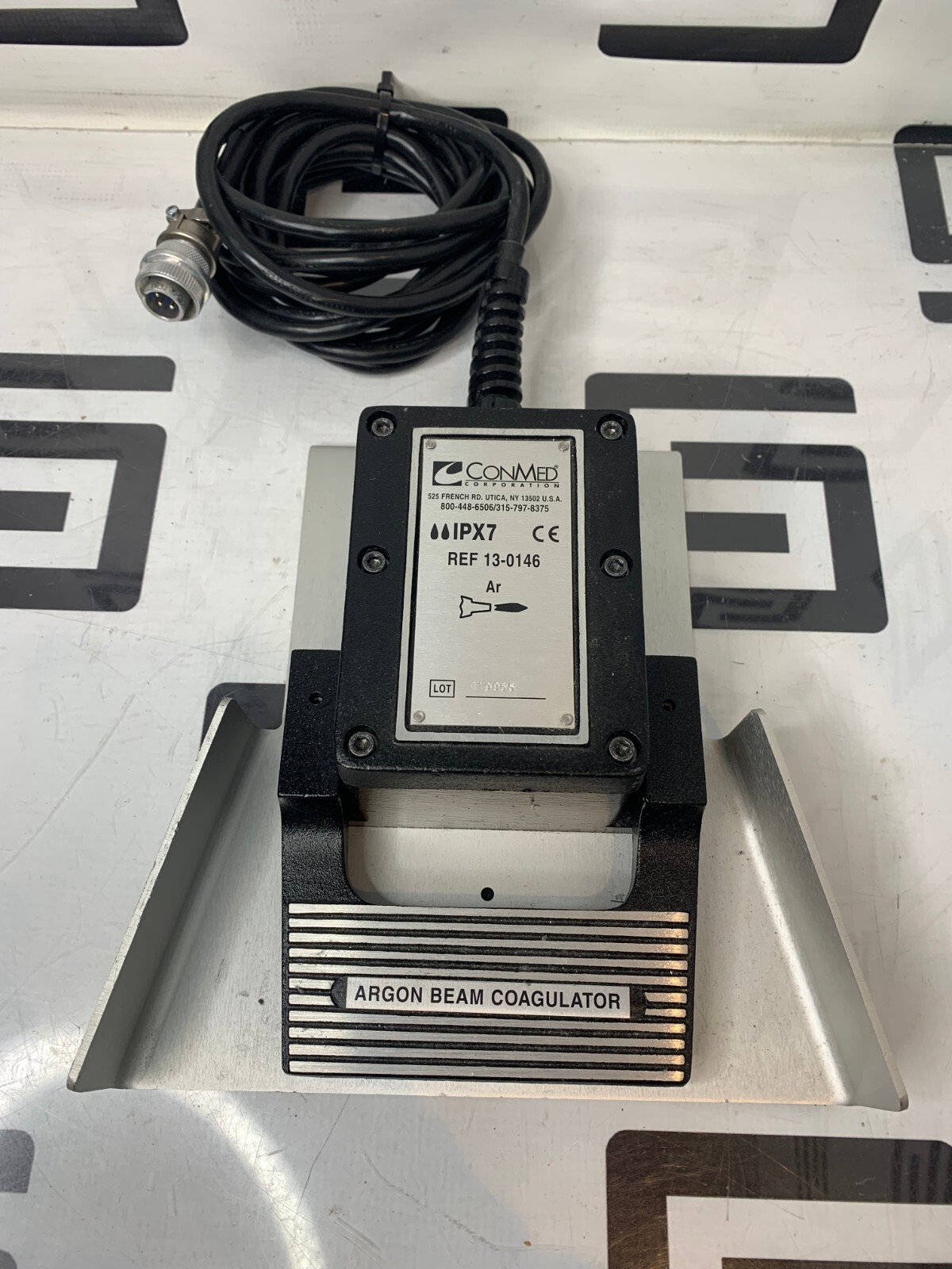 Used ConMed Footswitch REF 13-0146 FOOT SWITCH WARRANTY