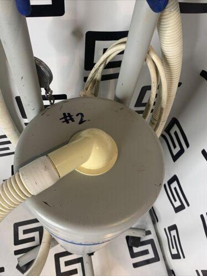 Used Cast Vacuum  Mobile Stand   W/ RECENTLY REPLACED FILTER