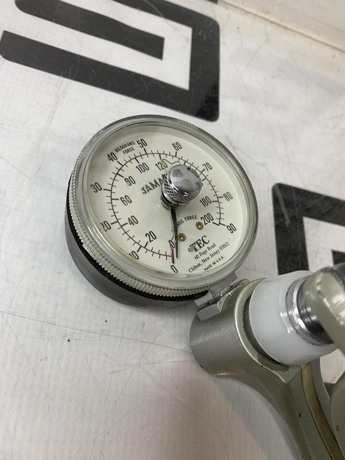 Used Jamar TEC Hydraulic Hand Dynamometer 200lbs 90KG 081028935 TESTED WARRANTY