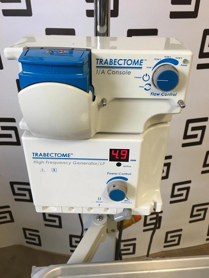 Used Neomedix Trabectome High Frequency Generator LP & I/A Console 550014 & 550047-01