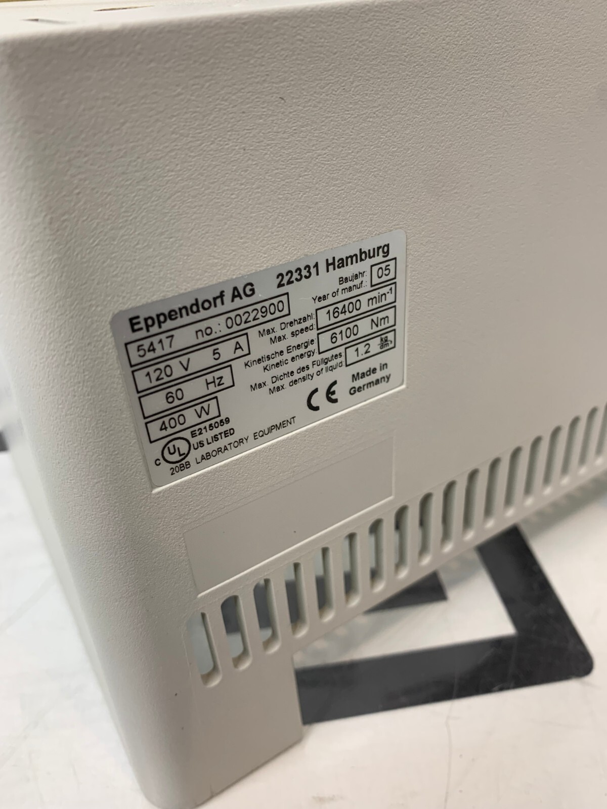 Used Eppendorf 5417C 5417 C Casing Enclosure Housing CENTRIFUGE Warranty