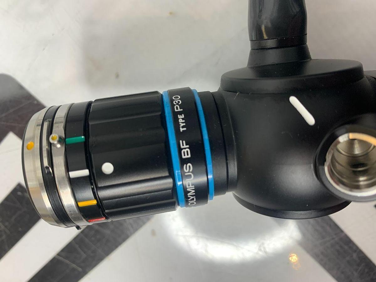 Used OLYMPUS BF-P30 Bronchoscope BF Type P30 Fiber Scope CLEAR IMAGE - NEEDS REPAIR