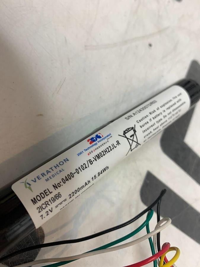 Used VERATHON 7.2V 2150mAh Li-ion Battery