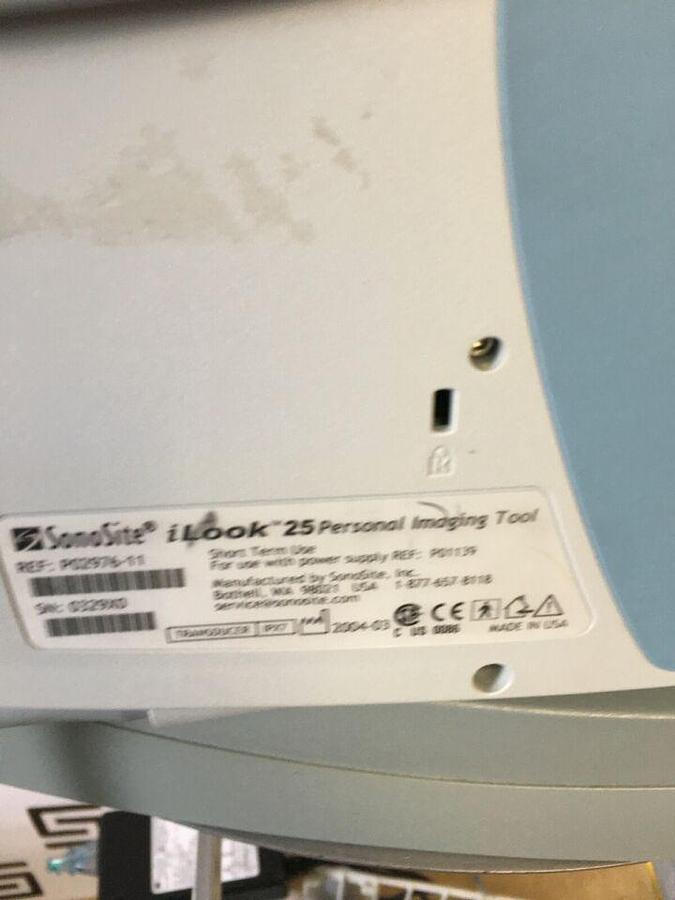 Used iLook 25 Personal Imaging Tool Portable Probe Mobile Stand Cart Docking