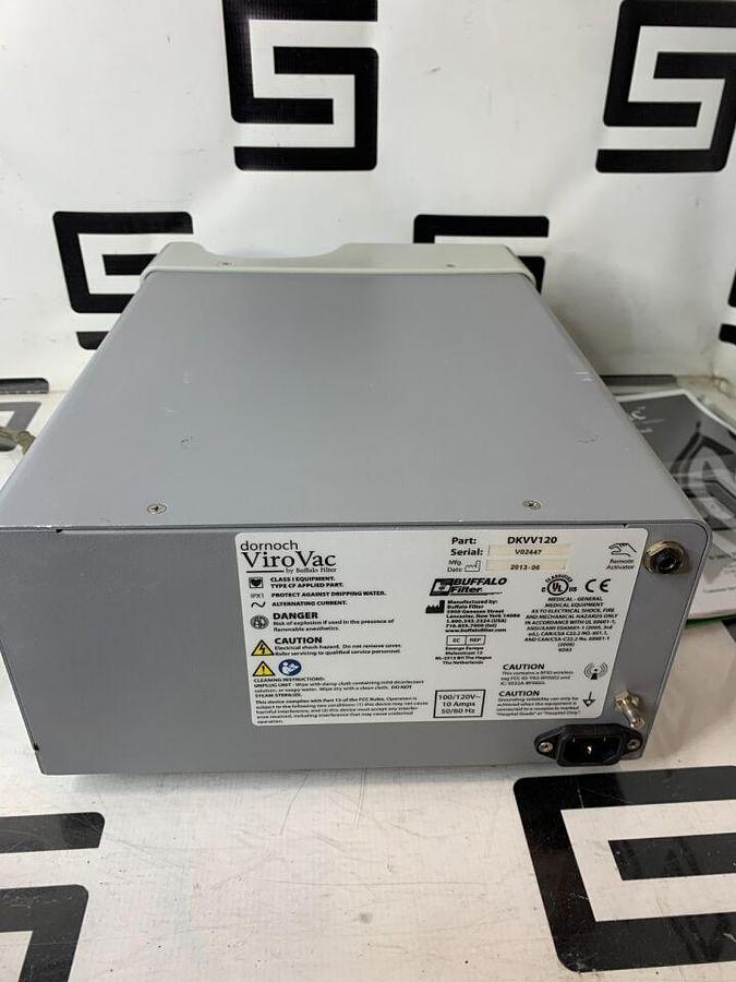 Used BUFFALO FILTER Plume Evacuation  Viro Vac