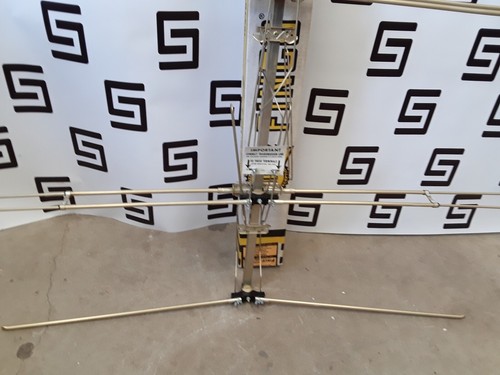 NEW All Channel Vintage FINCO Gold Corodized Antenna Air Terrestrial Roof Attic