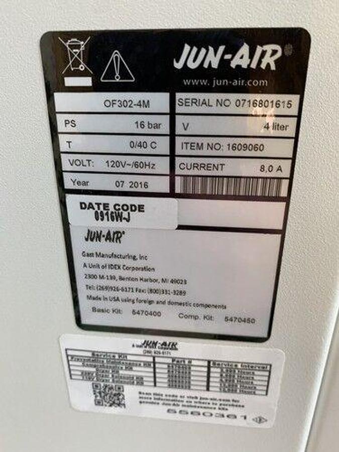 Used GAST JUNAIR OF302-4M