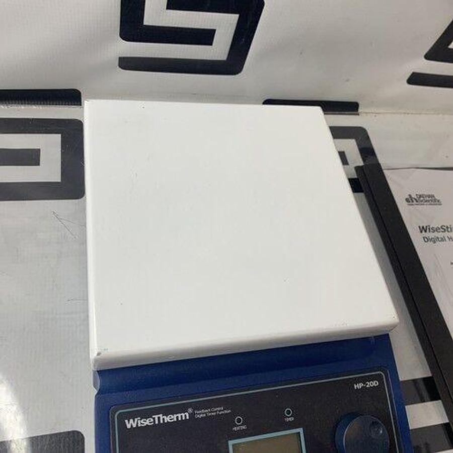 Used Wisd HP-20D Digital Ceramic Hotplate Wise Therm Wisetherm Heat Hot Plate Daihan