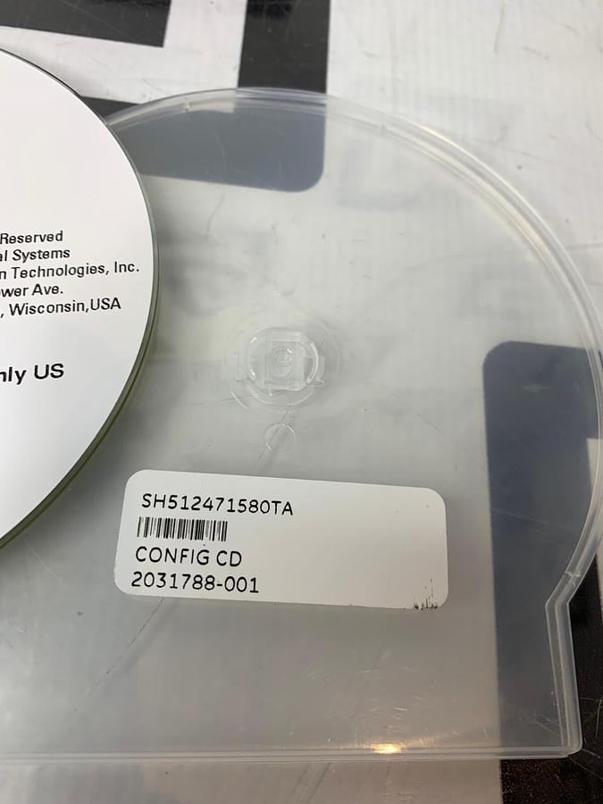 Used GE CONFIG CD P/N 2031788-001 REV.B 2038624-001 MAC-LAB CARDIOLAB CARDIO LAB