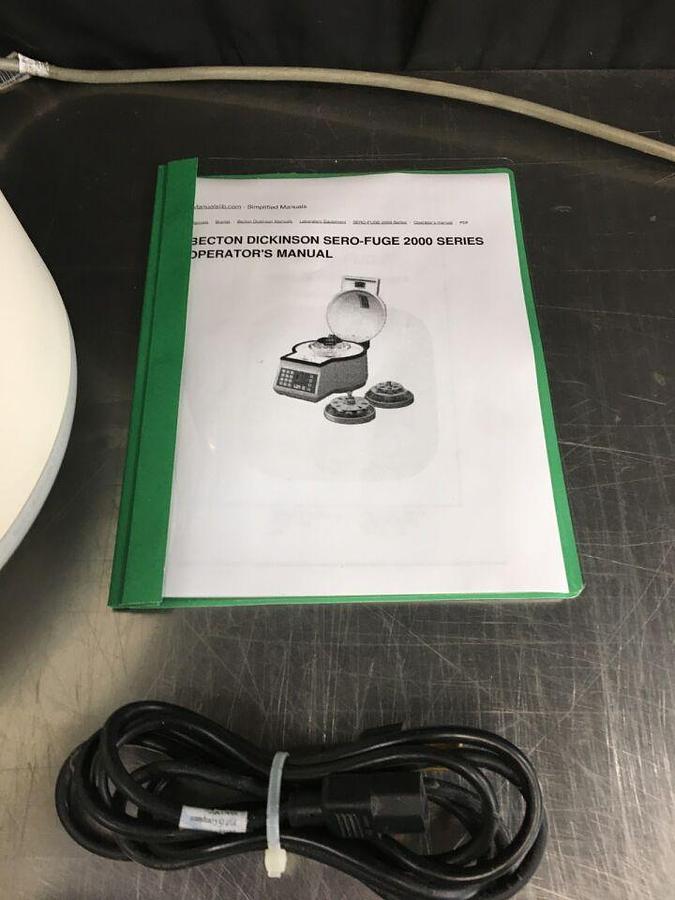 Used CLAY ADAMS Sero-Fuge 2001